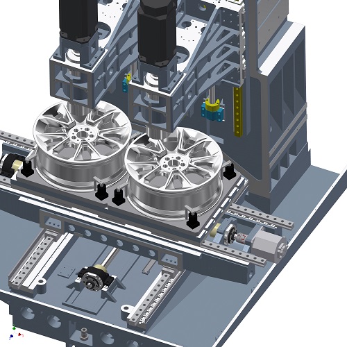 雙休心T輪轂專用機的加工效果如何？